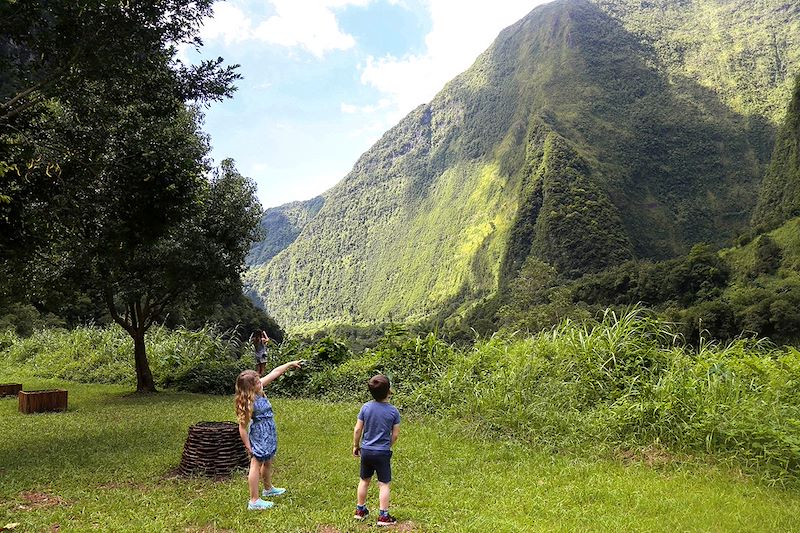 En famille à Hellbourg - La Réunion