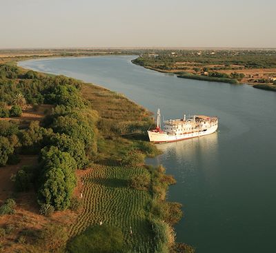 En bateau Sénégal