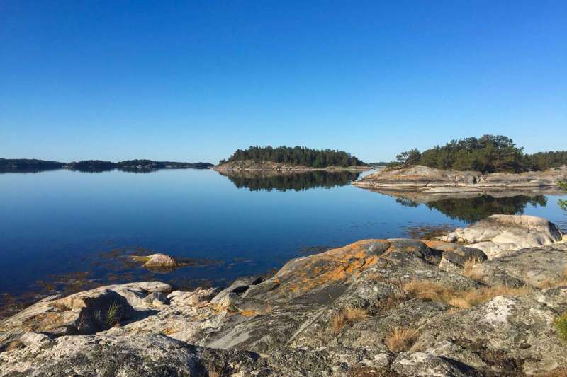 Kayak et rando dans l'archipel de Stockholm