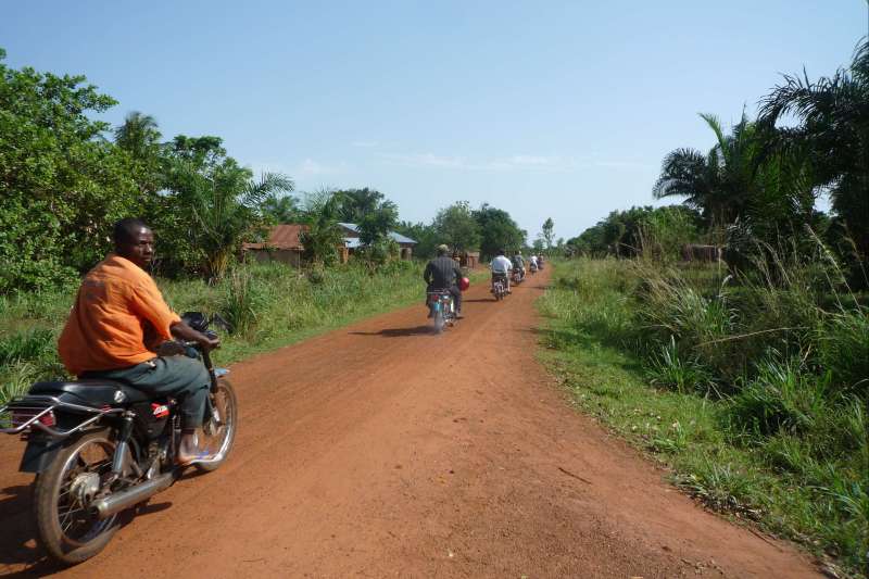 Panorama " Togo Bénin " en mobylette 