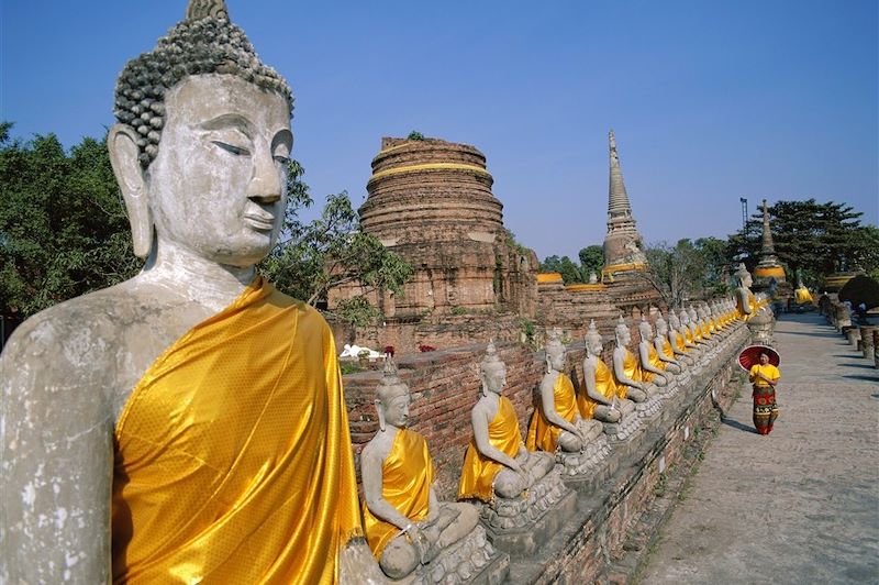 Aventure thaï en randonnée et en raft à Umphang, à vélo à Sukhothai et Ayutthaya et en tong sur les plages tranquilles à Samet 