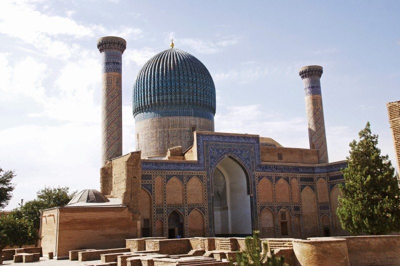 Le Mausolée Gour Emir à Samarkand - Ouzbékistan