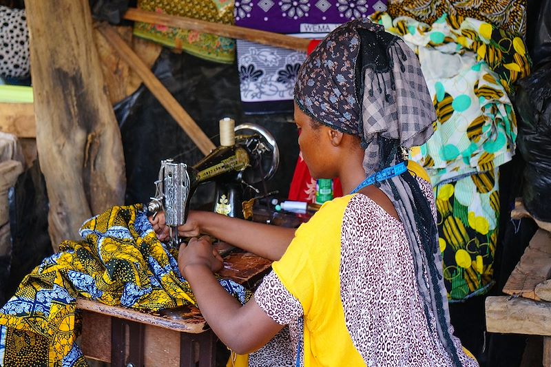 Couturière à Mto Wa Mbu - Tanzanie