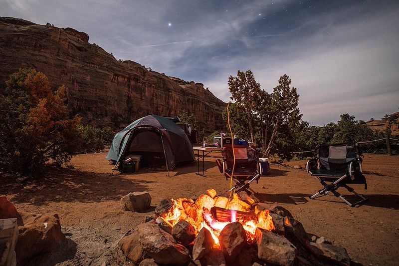 Bivouac à Moab - Utah - États-Unis