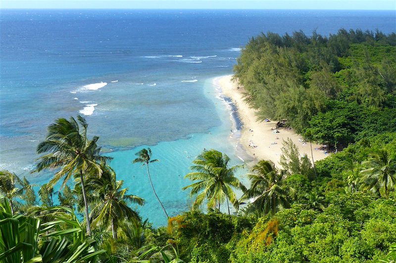 Plage sur la Na Pali Coast - Kauai - Hawaï