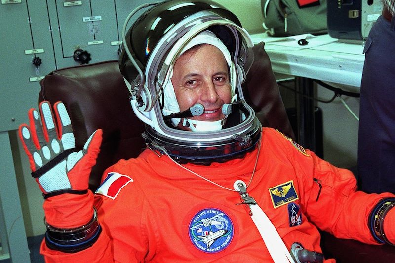 L'astronaute français Michel Tognini lors de la mission STS-93 en 1999