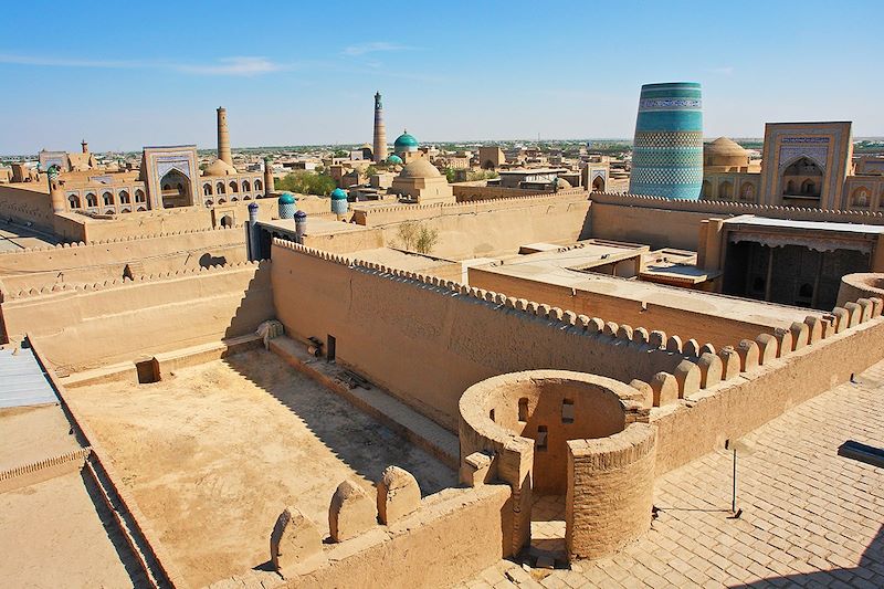 Vue sur la ville de Khiva - Ouzbékistan