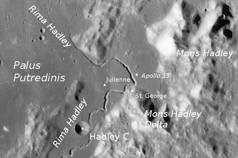 Découverte des Apennins lunaires et des champs de lave à leur pied : le Mont Hadley, Hadley Rille, et la mer de la Sérénité !