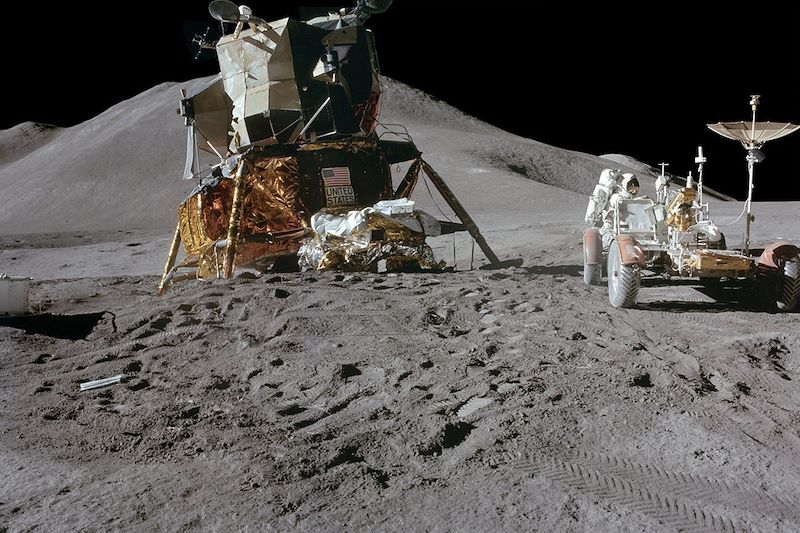 Découverte des Apennins lunaires et des champs de lave à leur pied : le Mont Hadley, Hadley Rille, et la mer de la Sérénité !