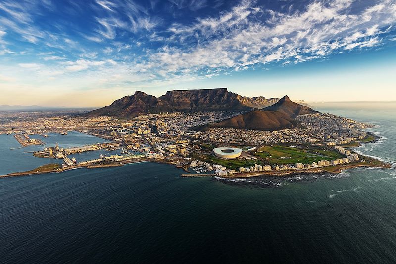 Vue sur Le Cap et la Montagne de la Table - Afrique du Sud