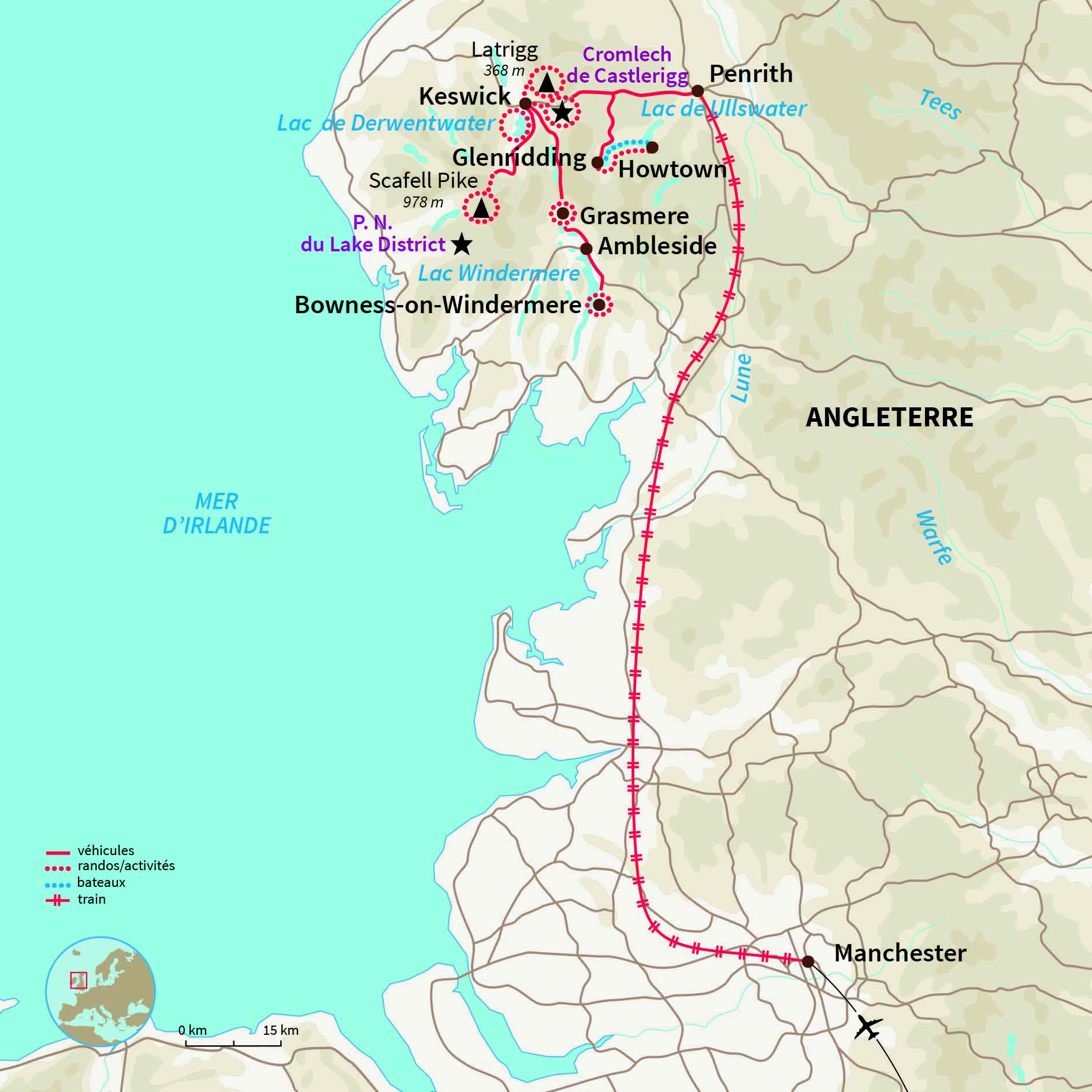 Circuit Lake district à la découverte  d'un trésor oublié de la randonnée en Europe.