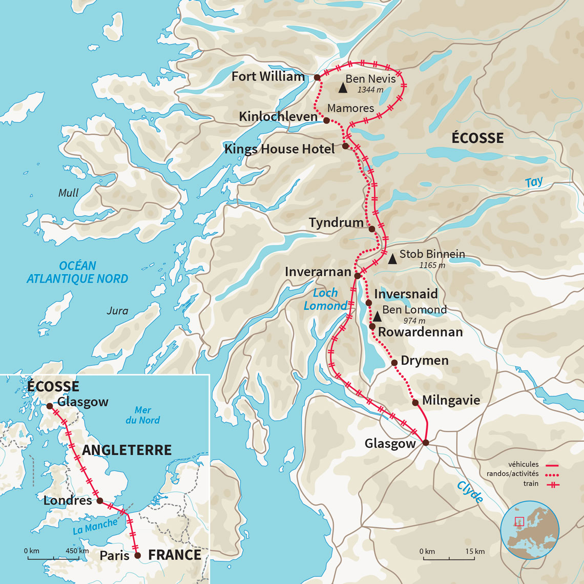 West Highland Way, le trek immanquable en Ecosse pour traverser les plus beaux paysages des Highlands avec Ben Lomond et Ben Nevis