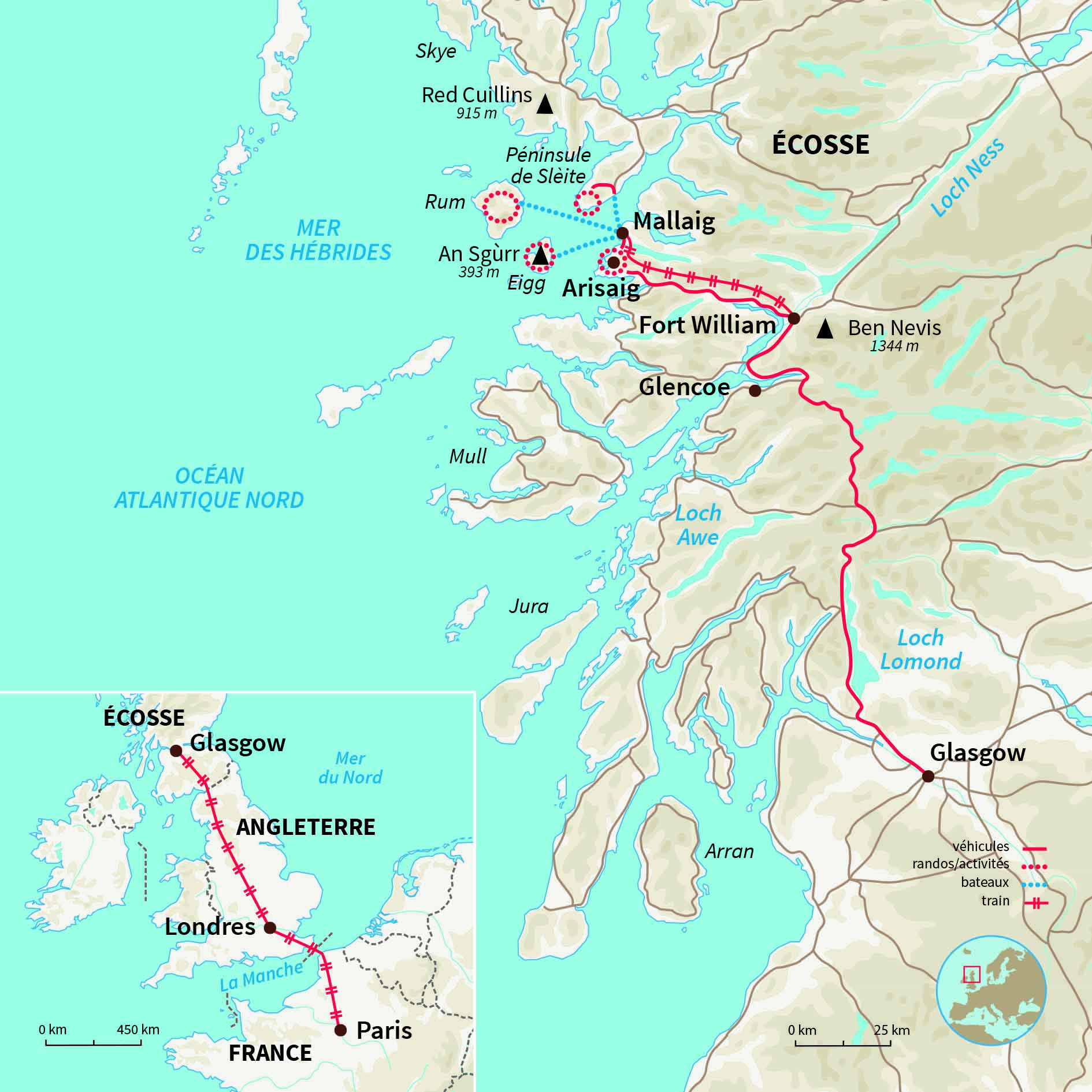 Une échappée familiale, de Glasgow à Skye, entre Highlands, lochs et monstres en tout genre !