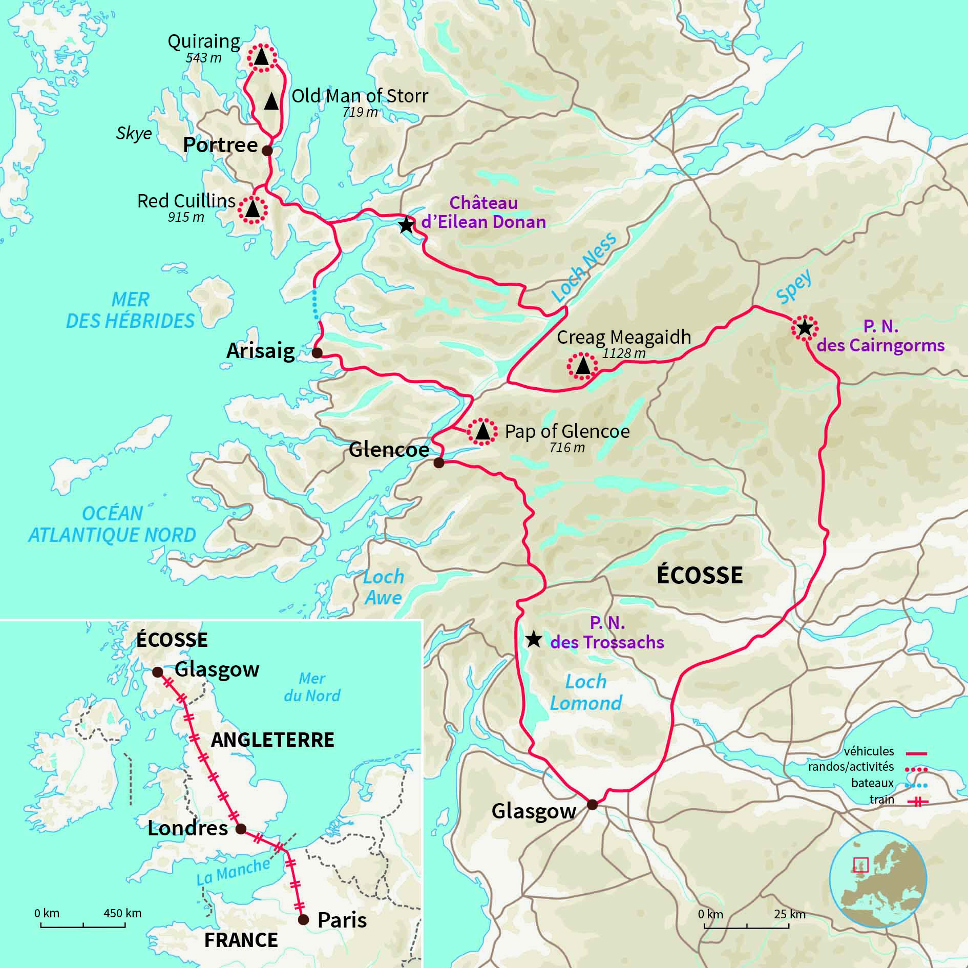 Traversée des plus beaux paysages et des sites incontournables du nord-ouest du pays.