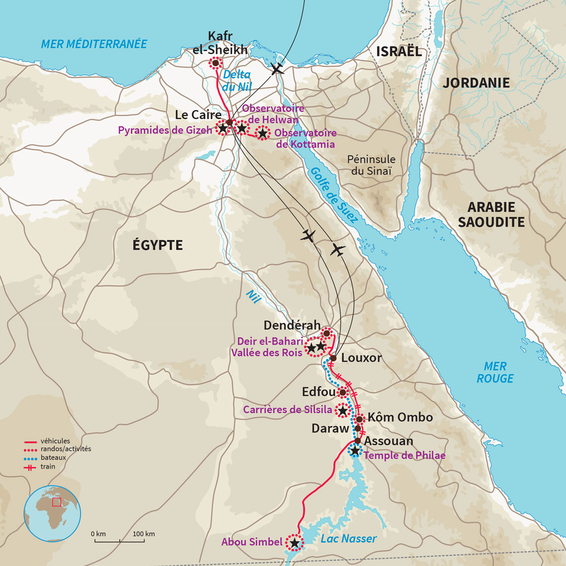 Exploration des mystères astronomiques de l'Égypte et observation de l'éclipse solaire totale du 2 août 2027