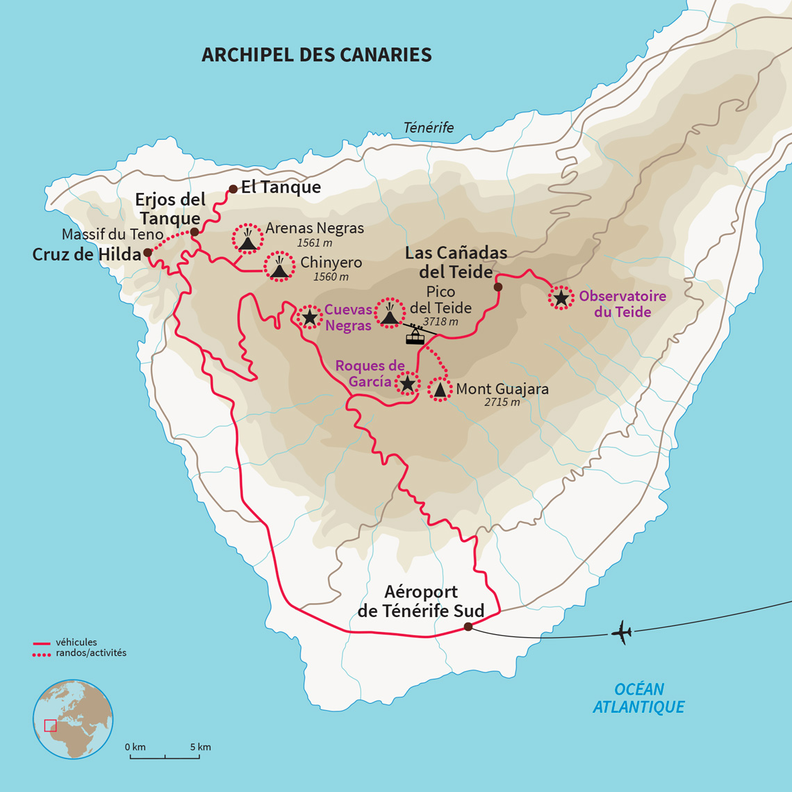 Observations astronomiques avec l'eVscope, un télescope français révolutionnaire, et randonnées incontournables à Tenerife !