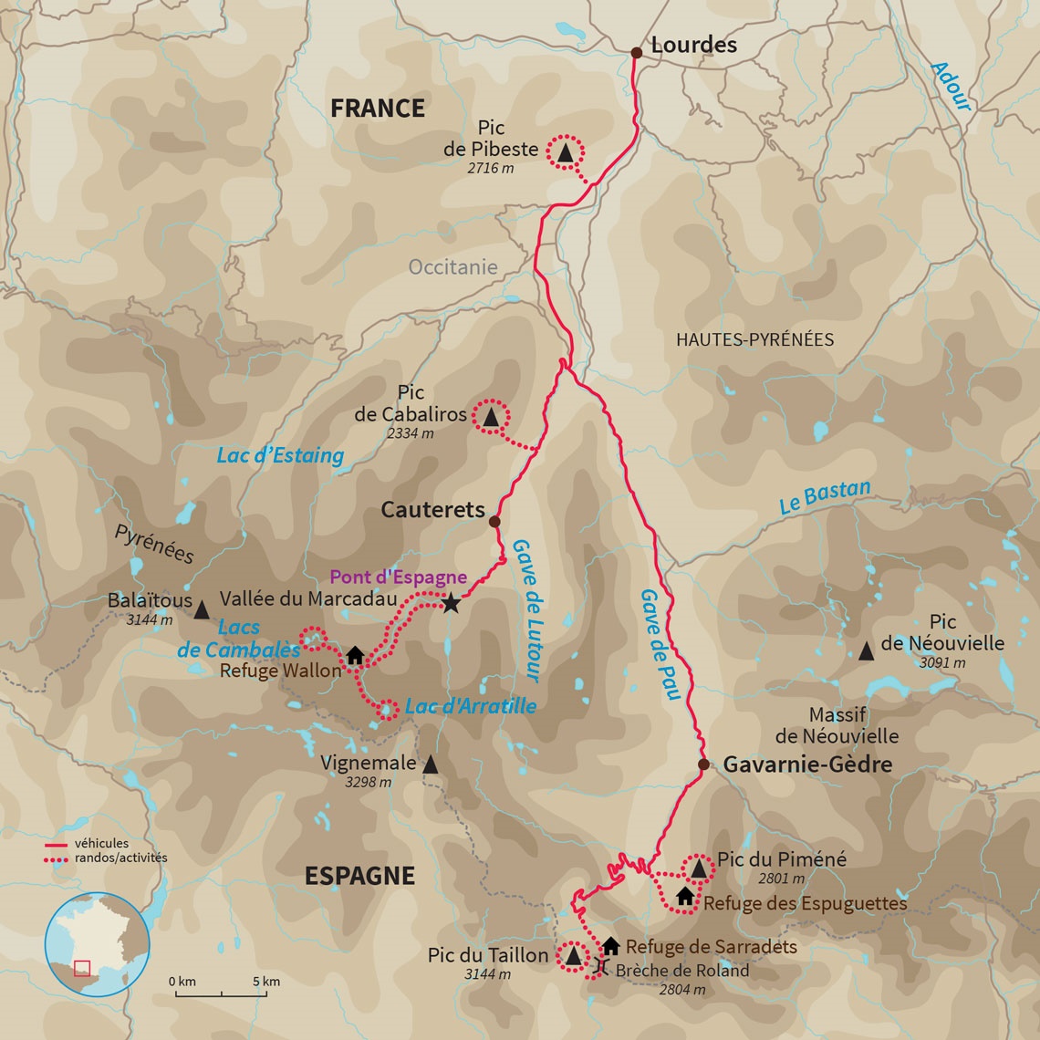 Exploration engagée de la vallée de Cauterets et de ses merveilles naturelles.