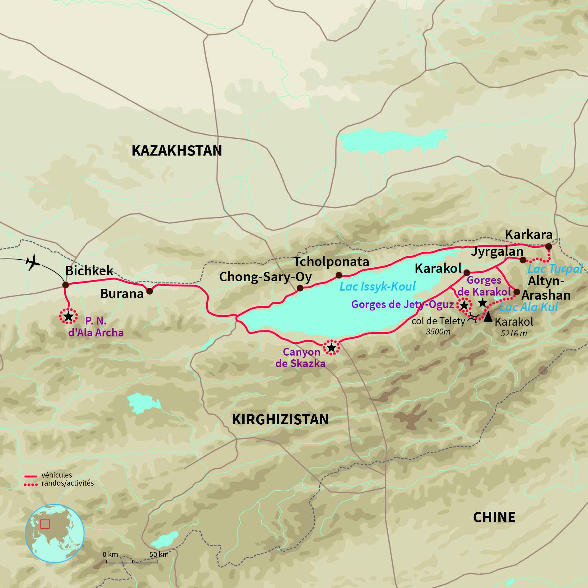 Trek Kirghizistan 15 jours sur deux sites d’exception : parc national de Karakol et boucle de Keskenkija hors des sentiers battus