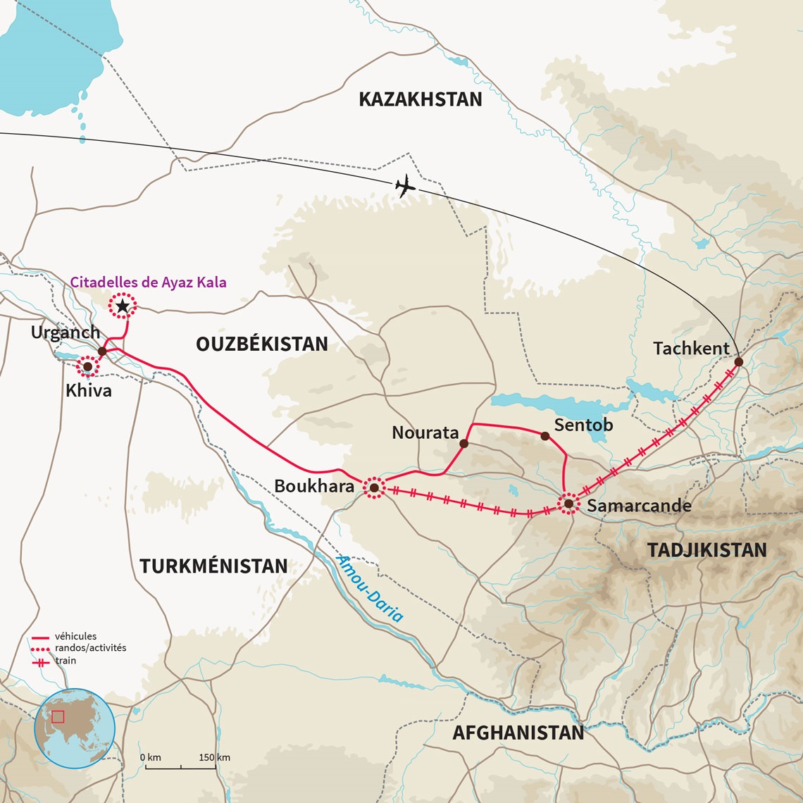 Exploration des grands sites sur la route de la Soie, Samarcande, Khiva, Boukhara et immersion dans la vie locale