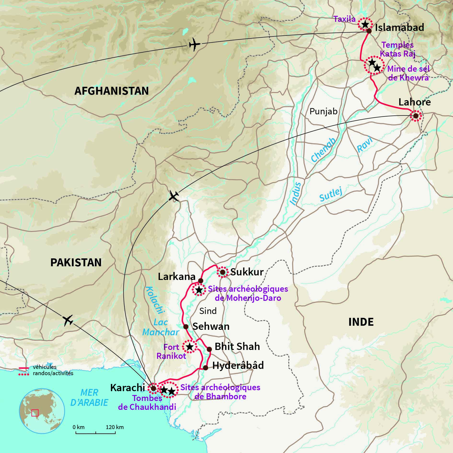 Un voyage au Pakistan sur les traces de sites classés au patrimoine mondial de l'UNESCO et des plus belles cités du pays