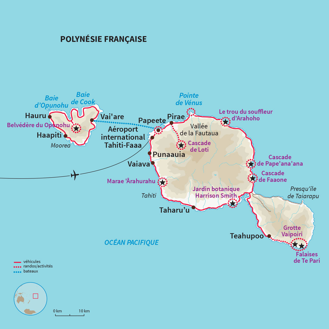 Voyage au volant de votre van aménagé en Polynésie, deux semaines d’aventure avec les plus beaux sites de Tahiti et Moorea