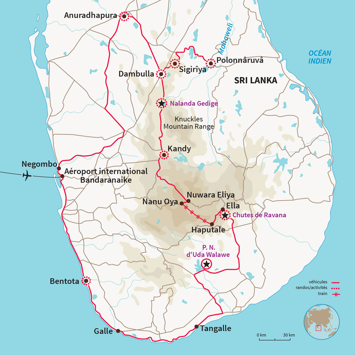 Voyage au Sri Lanka adapté aux personnes à mobilité réduite à la découverte des sites majeurs du pays