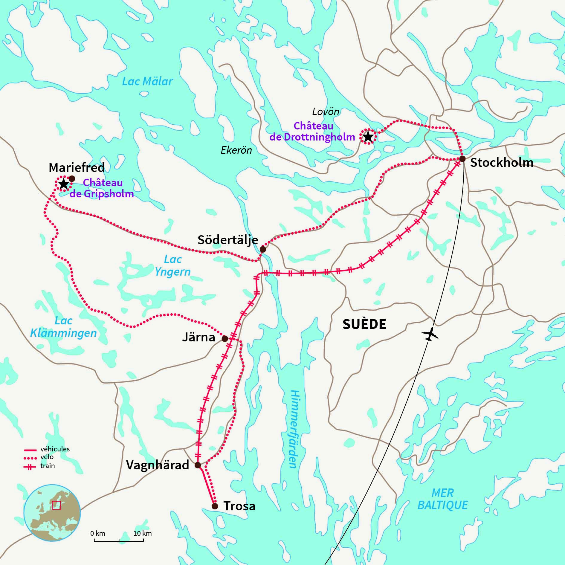 L'Archipel de Stockholm à vélo, l'aventure scandinave par excellence de la capitale suédoise à Trosa par la région du Södermanland