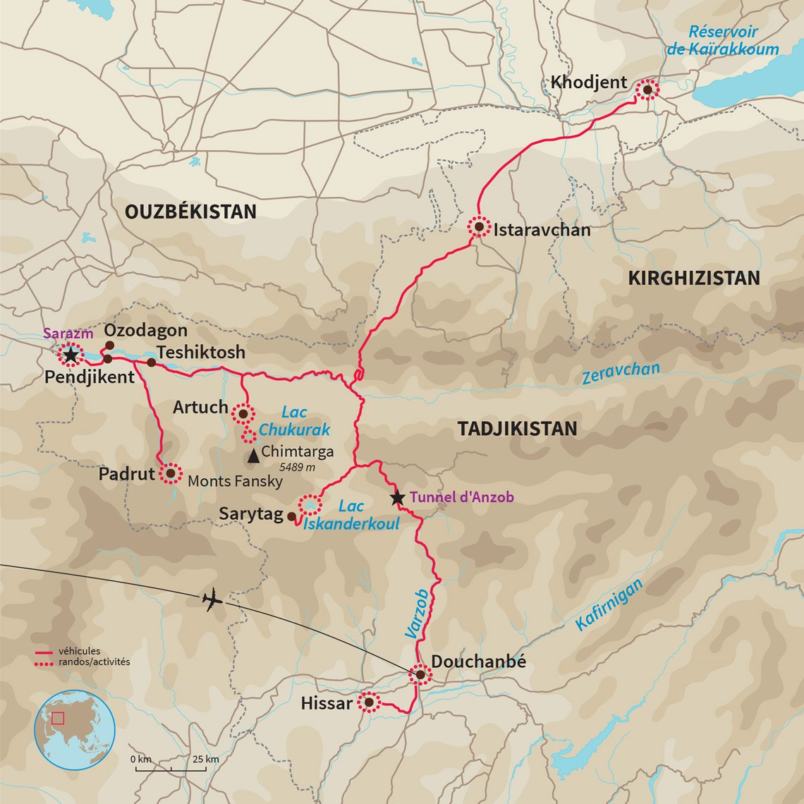 Explorer l’essentiel du Tadjikistan entre découvertes, rencontres et randonnées pour une aventure unique.