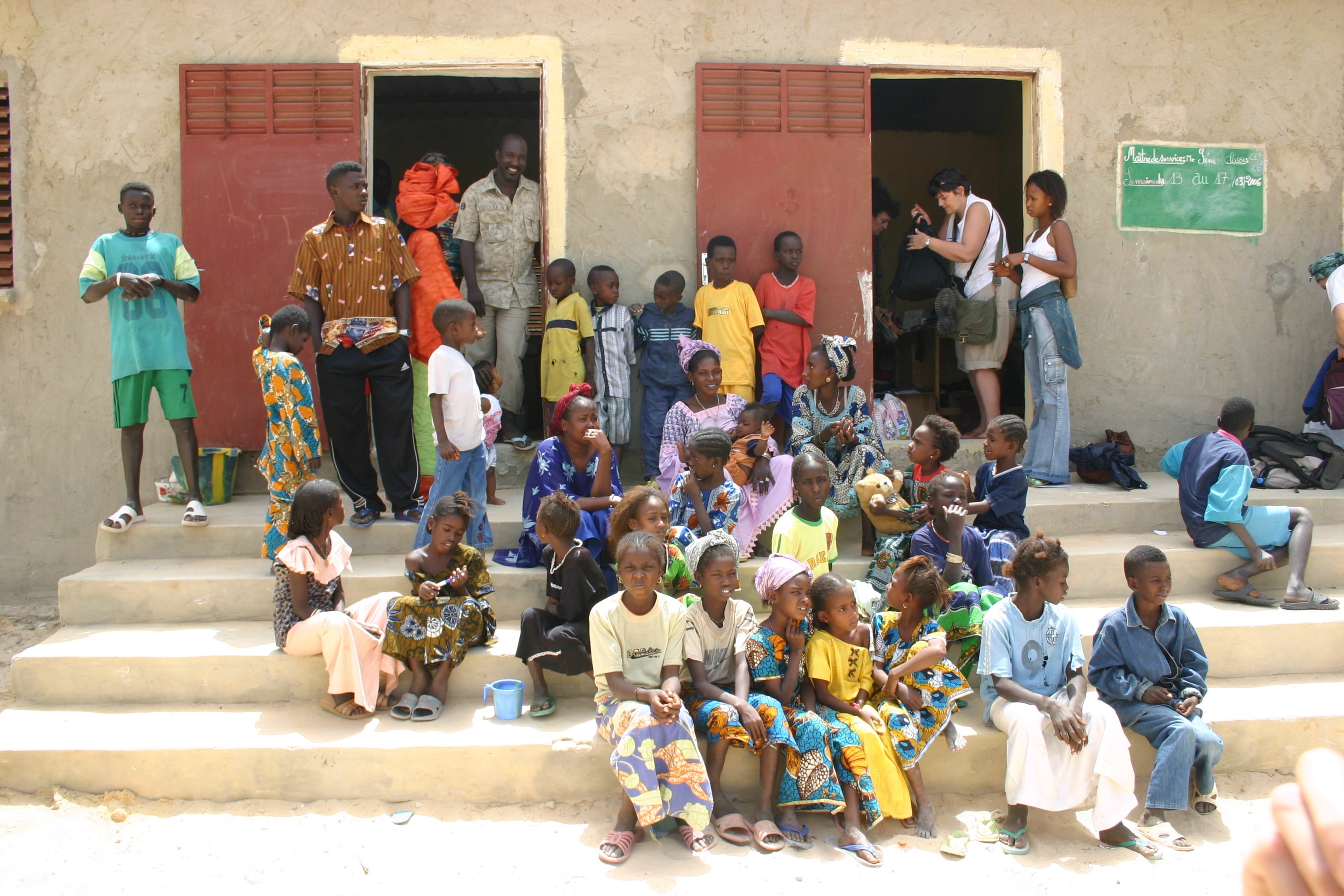 École de brousse dans la région de Ndegou © Association SENS