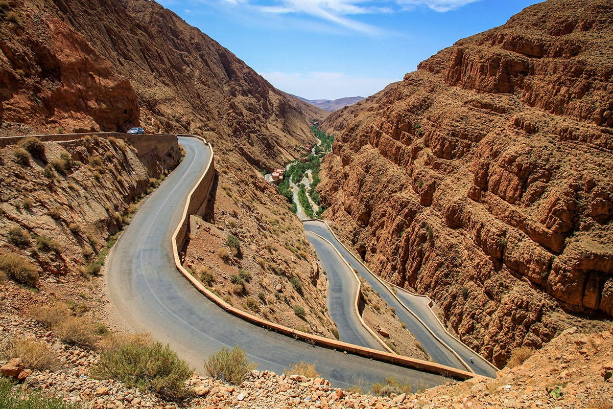 La route de la vallée du Dadès au Maroc © pawopa3336/fotolia.com