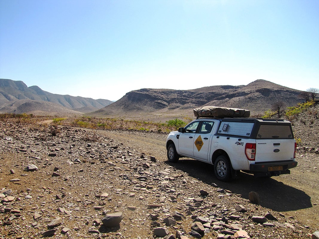 Sur la route entre Opuwo et Epupa Falls - Namibie © Amandine Desforges/Nomade Aventure