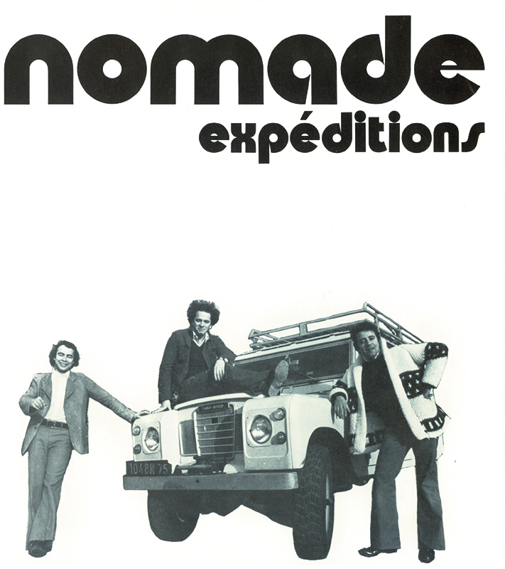 Publicité de Nomade Expéditions dans les années 70 © Nomade Aventure