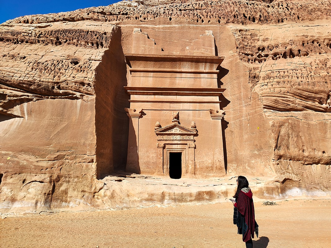 Le site archéologique de Hégra à AlUla © Issa Smati/Nomade Aventure