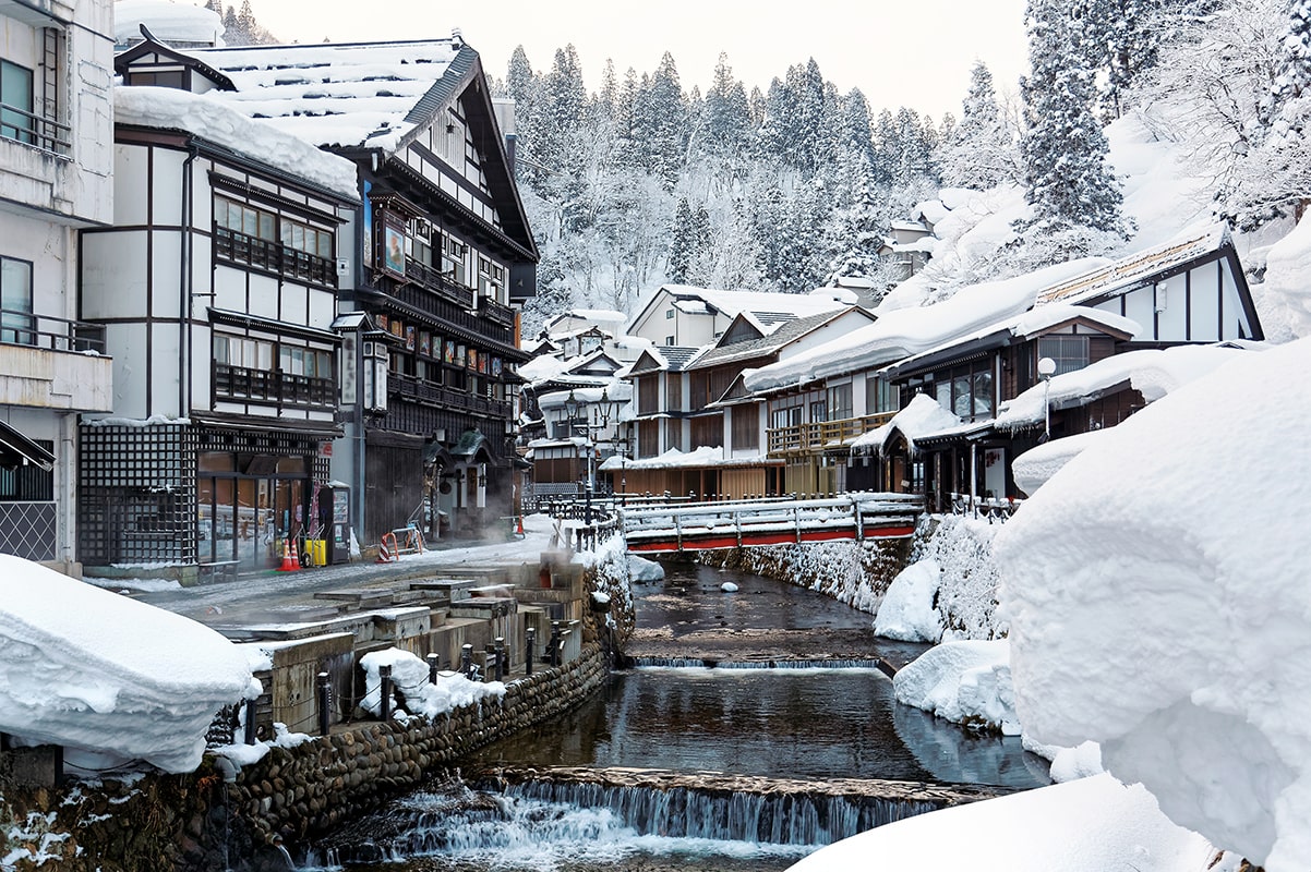 Ginzan Onsen - Préfecture de Yamagata © AaronPlayStation/stock.adobe.com