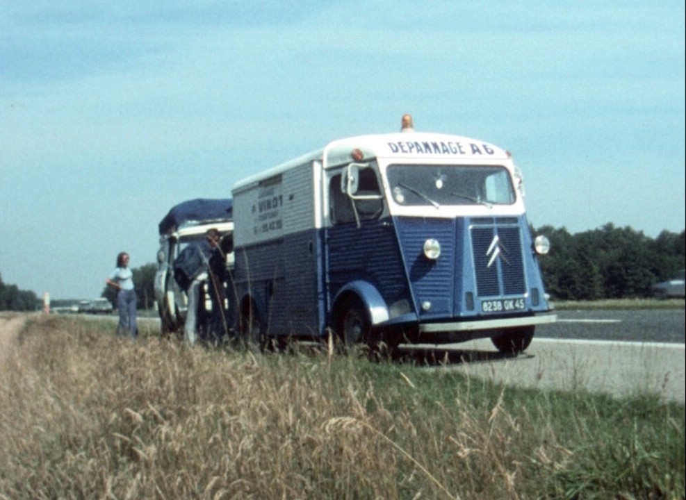 En panne sur l'autoroute du sud © J.P. Valais