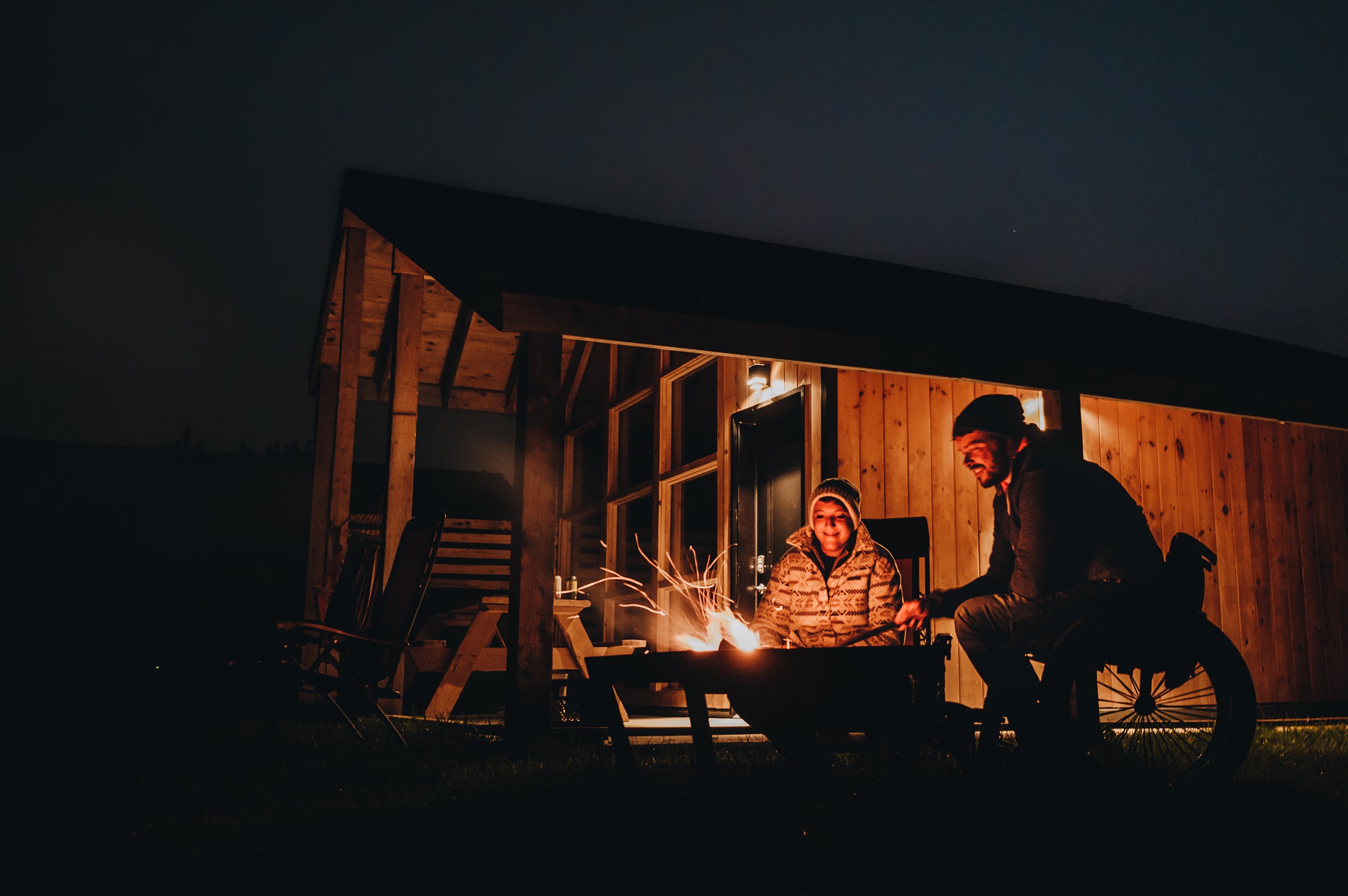 Pierre et Myriam en prêt-à-camper au Québec © Nicolas Sebag/Wheeled World