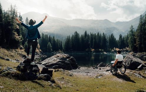 Myriam et Pierre Cabon dans le Tyrol en Autriche © Nicolas Sebag/Wheeled World