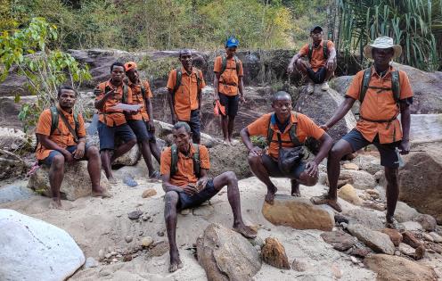 L'équipe des écogardes du Makay © Nathanaël Oliveira/Naturevolution