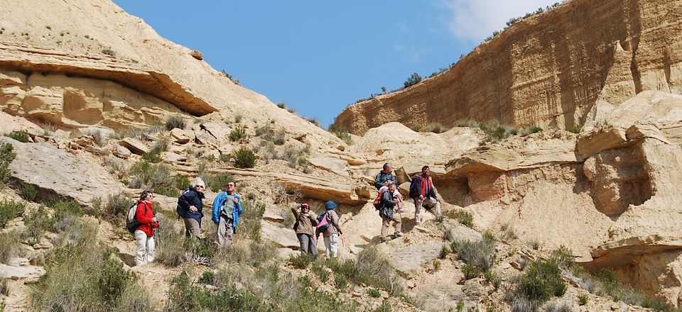 Randonnée accompagnée en Espagne pour le Réveillon, au sud des Pyrénées en hébergement troglodytes 