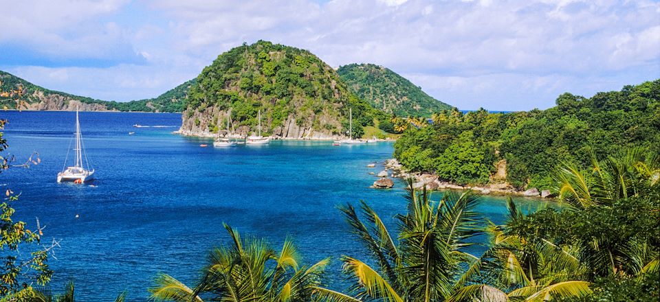 Croisière en catamaran autour des îles de Guadeloupe, Marie-Galante, l'archipel des Saintes et La Dominique