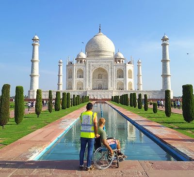 Voyage au Rajasthan pour les personnes à mobilité réduite, au coeur du triangle d'or de Delhi à Udaipur incluant le Taj Mahal 