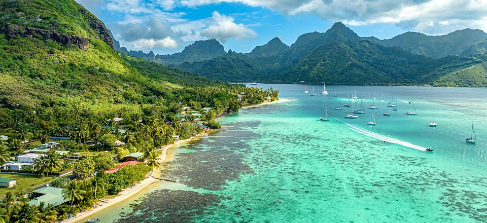 Circuit complet à la découverte de 3 îles : Tahiti, Moorea et Bora-Bora, entre terres et lagons, avec nuits en pensions de famille