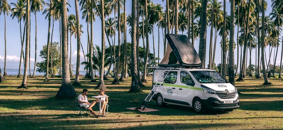 Voyage au volant de votre van aménagé en Polynésie, deux semaines d’aventure avec les plus beaux sites de Tahiti et Moorea